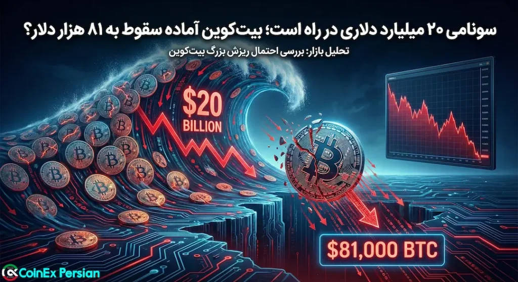 سقوط قیمت بیت کوین