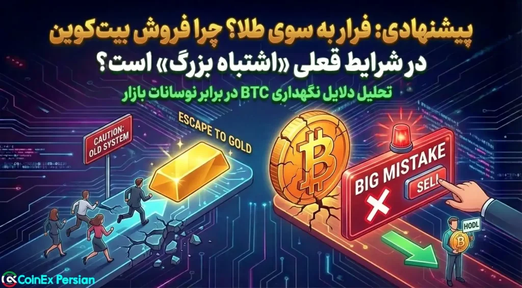 مقایسه بیت کوین و طلا
