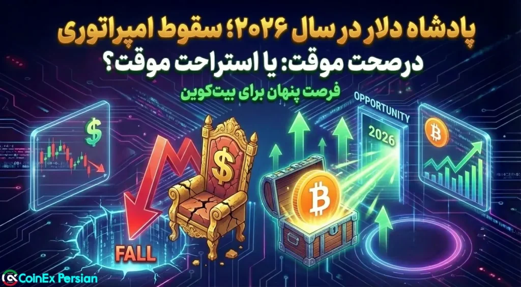 شاخص دلار و بیت کوین