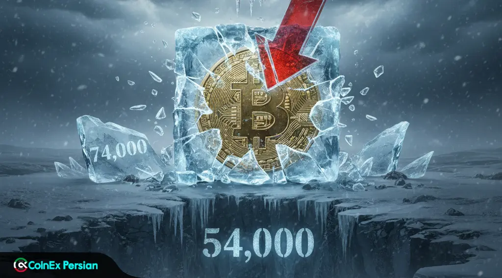 سقوط آزاد بیت کوین