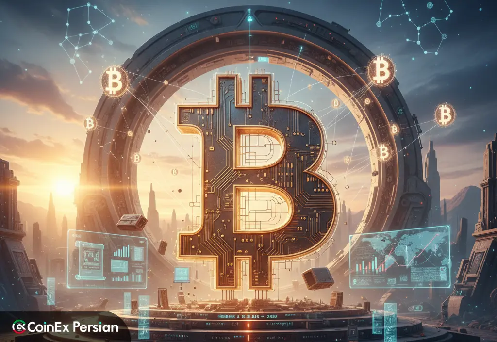 تولد لوگوی بیت کوین